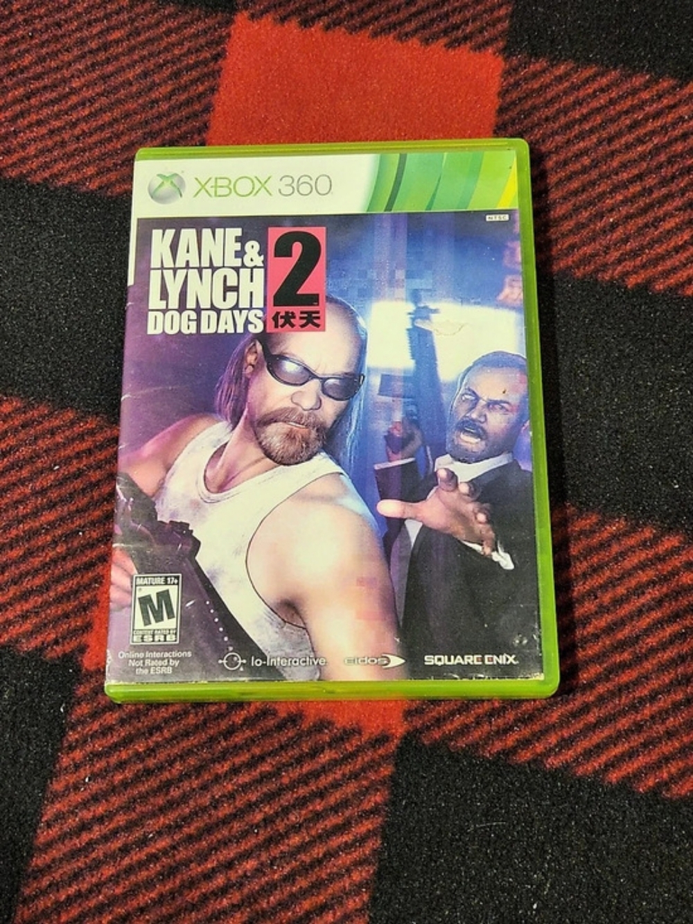 Kane & Lynch 2 Dog Days Xbox 360 Case & Disc No Manual Tested Working